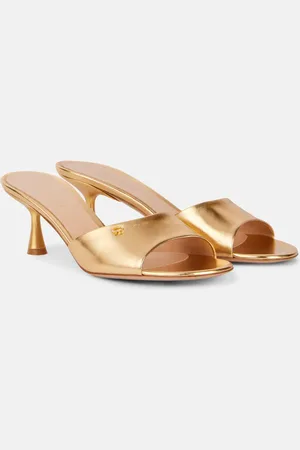 Gianvito Rossi Ascent 55 leather mules