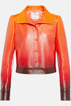 Courrèges CourrÃ¨ges OmbrÃ© cotton-blend jacket
