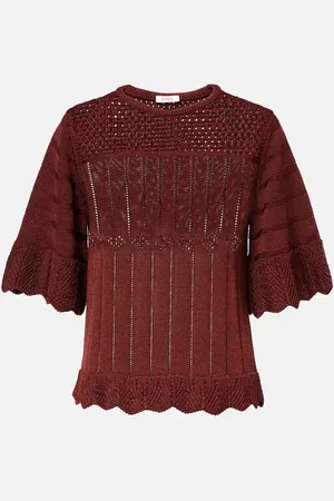ERES RÃªverie open-knit cotton-blend top