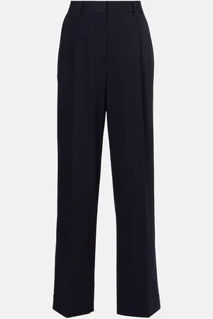 Totême High-rise cotton straight pants
