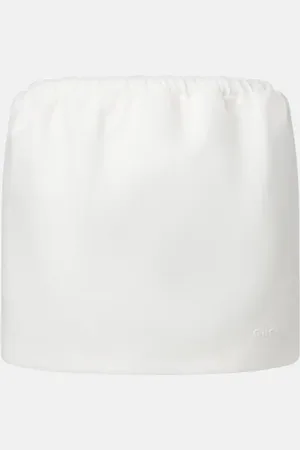 Gucci Tulip linen miniskirt