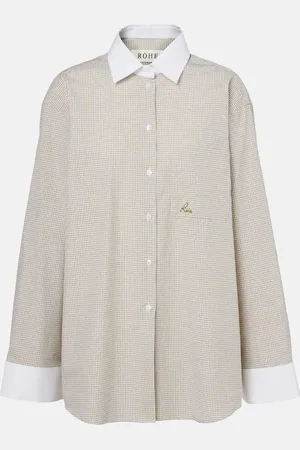 Rohe RÃ³he Checked cotton shirt