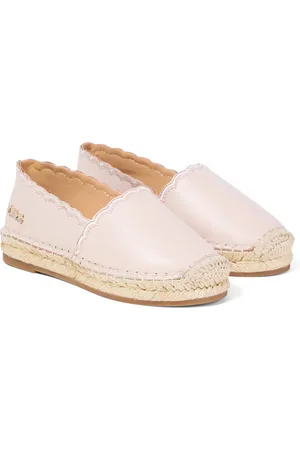 Chloé ChloÃ© Kids Leather espadrilles