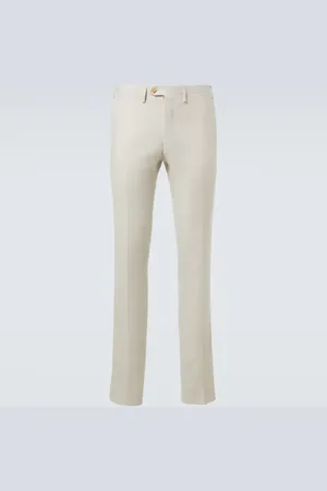 Kiton Double-breasted linen suit