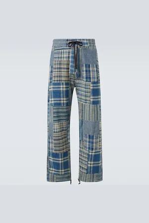 Ralph Lauren Patchwork cotton and linen pants