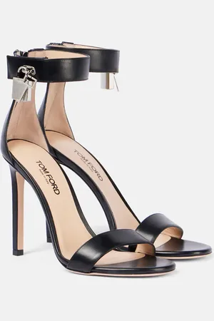 Tom Ford Padlock 105 leather sandals