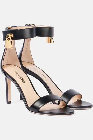 Tom Ford Padlock 85 leather sandals