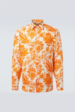 Etro Roma paisley linen shirt