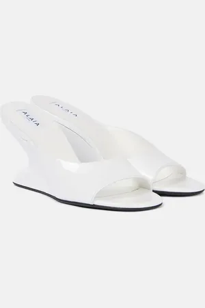 Alaïa AlaÃ¯a Curve 75 patent leather wedges
