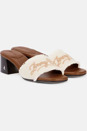 Jimmy Choo Joa embroidered mules