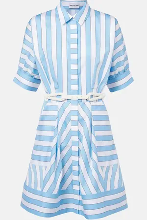 Rebecca Vallance Nilah striped cotton minidress