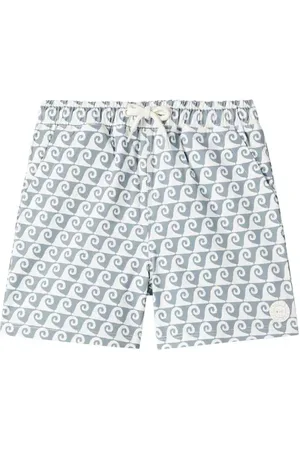 Rylee + Cru Printed swim trunks