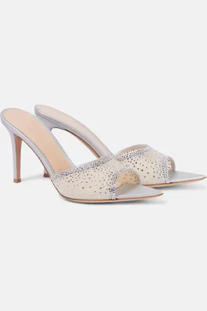 Gianvito Rossi Rania 85 embellished mules