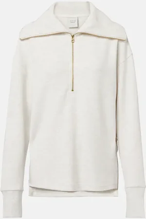 Varley Larson jersey zip-up sweatshirt