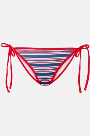 Jade Swim Ties striped bikini bottoms