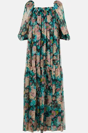 Chloé ChloÃ© Floral silk mousseline maxi dress