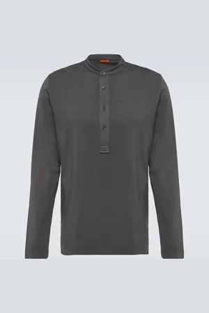 BARENA Cotton Henley shirt