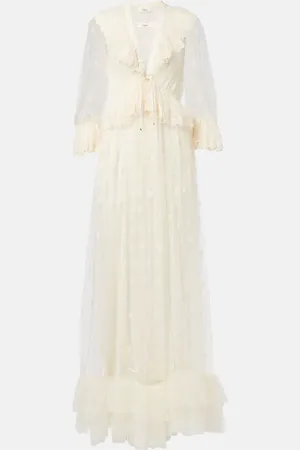 Chloé ChloÃ© Embroidered lace maxi dress