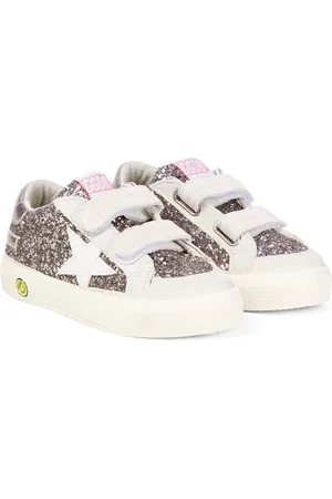 Golden Goose May School glitter and suede sneakers