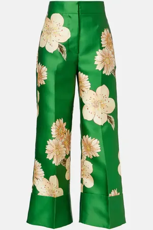 ALÉMAIS AlÃ©mais Sage floral straight pants