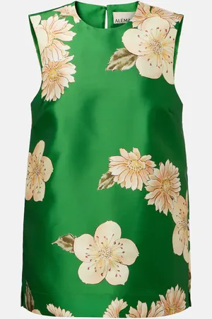 ALÉMAIS AlÃ©mais Sage floral top
