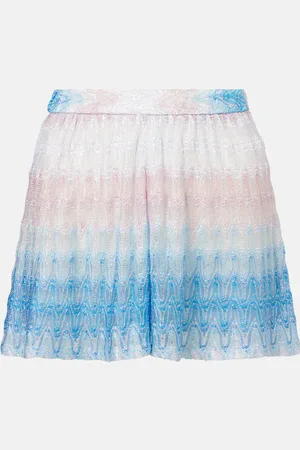 Missoni Zigzag ombrÃ© lamÃ© shorts