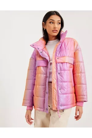 Co`Couture Kvinder Sommerjakker - Gletcher Crop Skiing Jacket Efterårsjakker & Forårsjakker Pink