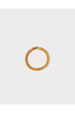 Muli Collection Kvinder Armbånd - Double Curb Chain Bracelet Armbånd Guld