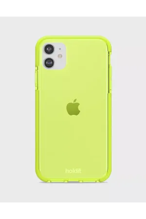 Holdit Kvinder Mobil Covers - IPhone 11/XR Seethru Case Mobilcover Acid Green