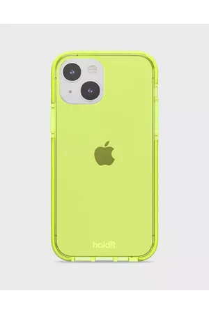 Holdit Seethru Case iPhone 14/13 Mobilcover Acid Green