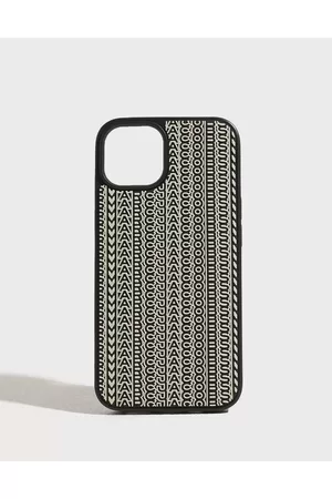 Marc Jacobs Kvinder Mobil Covers - Iphone 14 3D Case Mobilcover Black/White