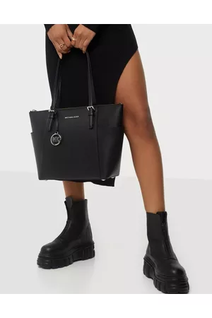 Michael Kors Kvinder Håndtasker - Jet Set Item East Weast Top Zip Tote Håndtasker Sort
