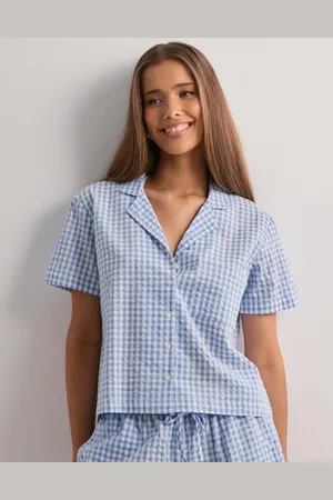 Hunkemöller - Jacket Ss Seersucker Check