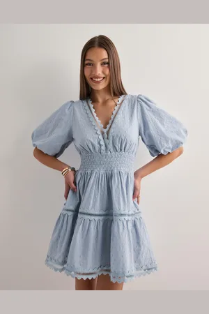 By Malina - Elvira v-neck mini dress