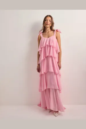 VERO MODA - Vmfelicia Tiestrap Ruffle Maxi Dres