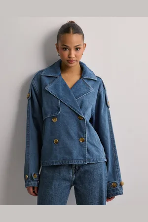 JJXX - Jxcarlie Short Denim Trenchcoat Dnm