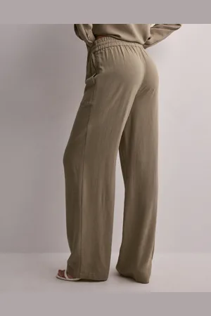 SELECTED - Slfviva-Gulia Hw Long Linen Pant No