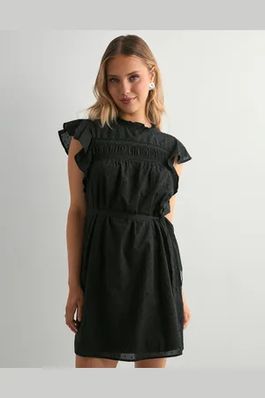 VERO MODA - Vmtrine Sl Short Lace Dress Wvn Ga