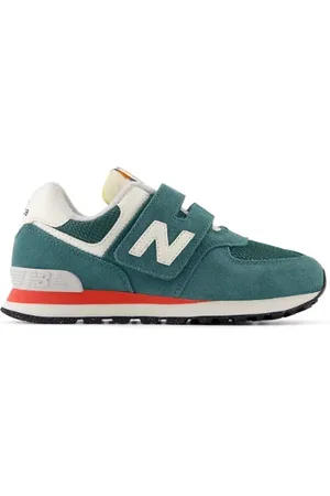 New Balance Børn 574 HOOK & LOOP i læder, Størrelse 35