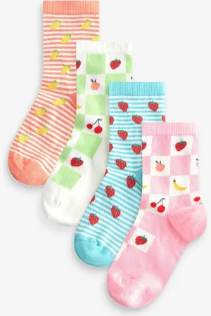 Next Cotton Rich Fruit Socks 4 PackUK 6 - 8.5