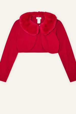 Monsoon Supersoft Faux Fur Krave 100% Cardigan14 - 15 år (164 - 170cm)