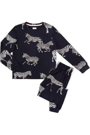 Chelsea Peers Kids Zebra Tryk Langt Pyjamassæt1 - 2 år (80 - 92cm)