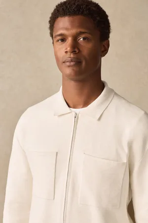 Next Regular Fit Soft Touch Knit Zip-Through Twin Pocket ShacketL