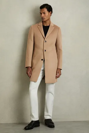 Reiss Gable Wool Blend Enkeltradet Epsom OverfrakkeXXL