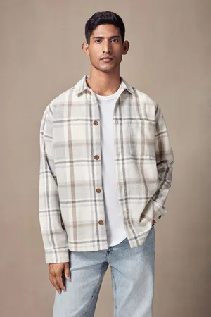 Next Wool Blend Check Shacket Overshirt4XL
