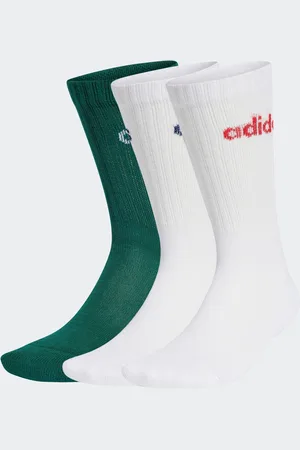 adidas Linear Crew Cushioned Socks 3 PackUK 12.5 - 1