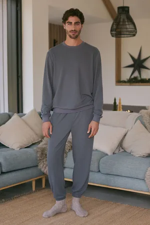 Next Soft Vaflet Langærmet Pyjamas SætM Lang