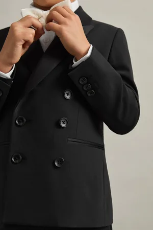 Reiss Knightsbridge Db Wool-Blend Double-Breasted Tuxedo Jacket10 - 11 år (140 - 146cm)