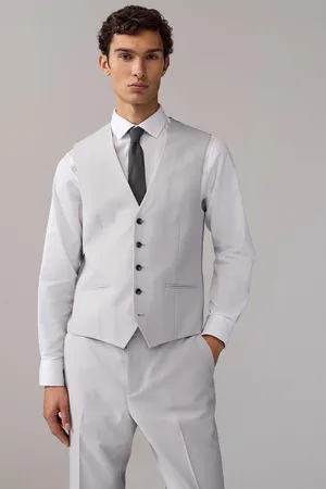 Next Tekstureret Jakkesæt Vest54 Regular (UK 44 R)