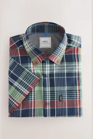 Next Normal pasform Kortærmet Easy Iron Button Down Oxford SkjorterMiddel